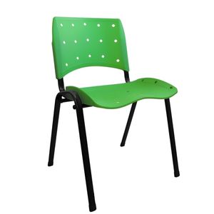 Cadeira Ergoplax Fixa Verde - Plaxmetal