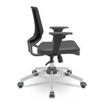 CADEIRA-BEEZI-GIRATORIA-COURO-PRETO-BASE-CROMADA---PLAXMETAL