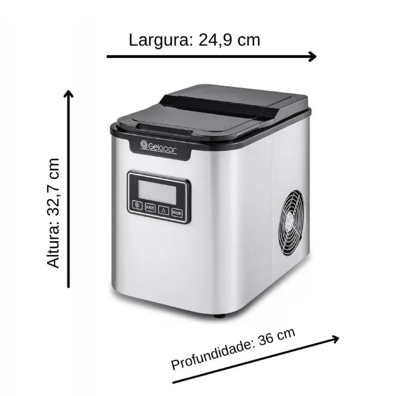 MAQUINA-DE-GELO-PORTATIL-INOX-GMGD15-12KG-DIA-220V---GELOPAR