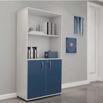 ARMARIO-MISTO-MAXXI-2-PORTAS-BAIXA-158X89X41-AZUL-E-CINZA---PANDIN