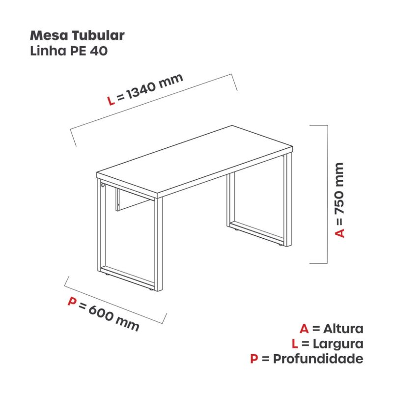 MESA-SECRETARIA-PE40-134X60-PE-TUBULAR-NOGUEIRA-PRETO---PANDIN