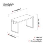MESA-SECRETARIA-PE40-150X60-PE-TUBULAR-NOGUEIRA-E-PRETO---PANDIN