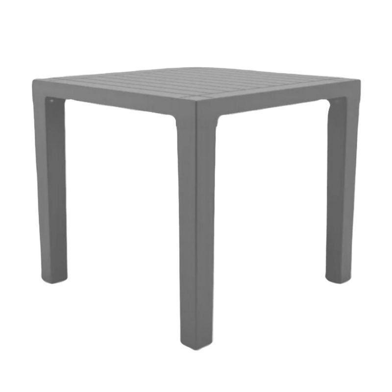 MESA-NIALA-QUADRADA-CINZA-TAMPO-80X80CM-PLASTICO---PLAXMETAL