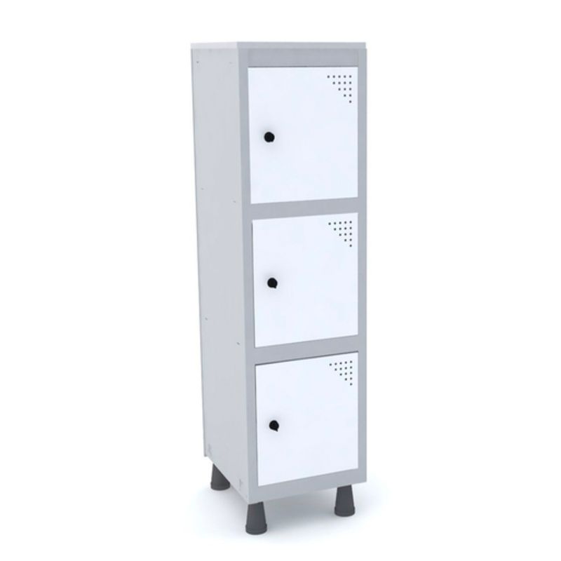MINI-ROUPEIRO-ACO-3-PORTAS-BRANCO-TRANCA-CADEADO---PANDIN