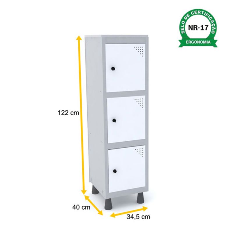 MINI-ROUPEIRO-ACO-3-PORTAS-BRANCO-TRANCA-CADEADO---PANDIN