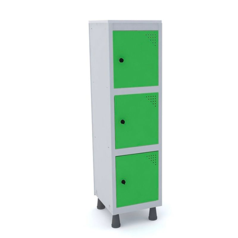 MINI-ROUPEIRO-ACO-3-PORTAS-VERDE-TRANCA-CADEADO---PANDIN