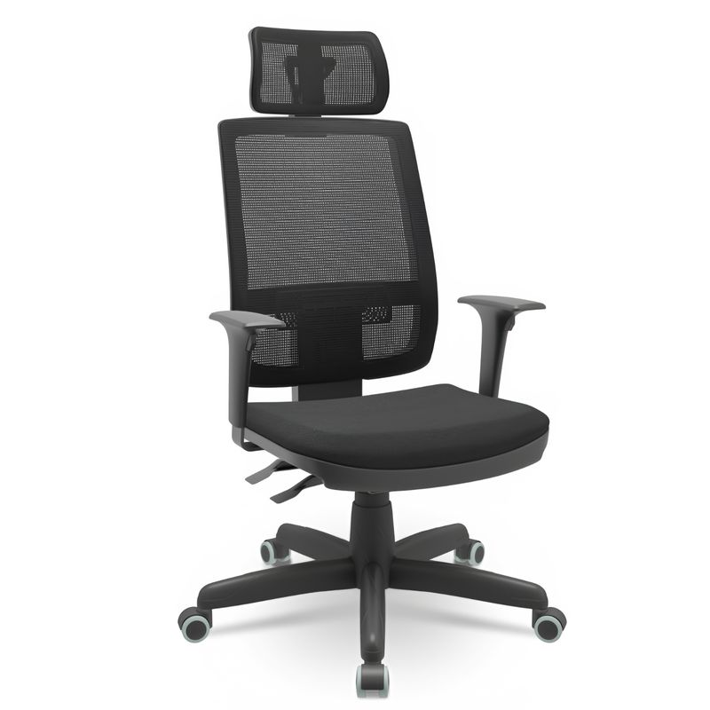 CADEIRA-PRESIDENTE-BRIZZA-POLIESTER-PRETO-BRACO-3D-BACKPLAX-APOIO-DE-CABECA---PLAXMETAL