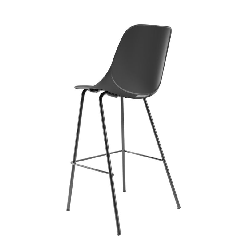 BANQUETA-QUICK-FIXA-ALTA-PRETO-SEM-ESTOFADO---PLAXMETAL