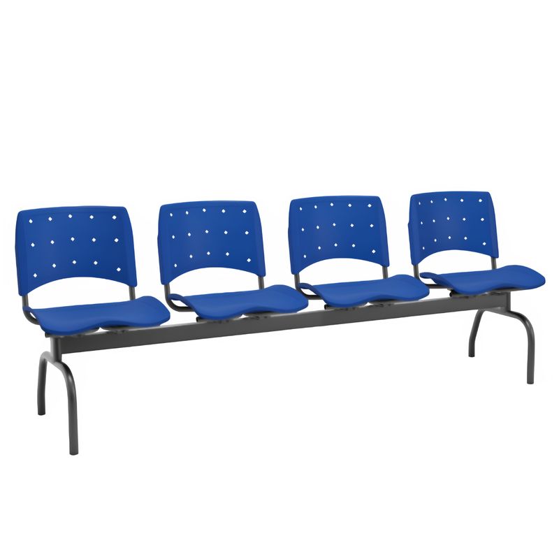 LONGARINA-ERGOPLAX-4-LUGARES-AZUL---PLAXMETAL
