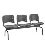 LONGARINA-ERGOPLAX-3-LUGARES-PRETO---PLAXMETAL