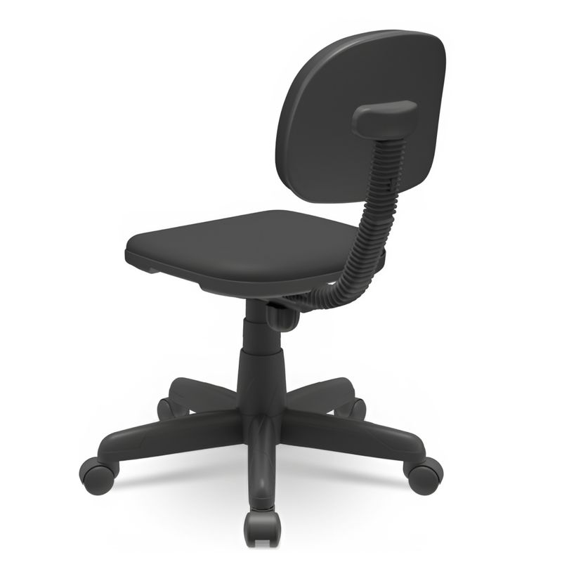 CADEIRA-GIRATORIA-OPERATIVA-PLUS-SECRETARIA-SLIM-TECIDO-PRETO---PLAXMETAL