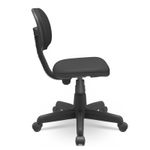 CADEIRA-GIRATORIA-OPERATIVA-PLUS-SECRETARIA-SLIM-TECIDO-PRETO---PLAXMETAL