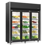 BALCAO-REFRIGERADO-EXPOSITOR-VERTICAL-GEAS-3P-PRETO-3-PORTAS-183MT-220V---GELOPAR