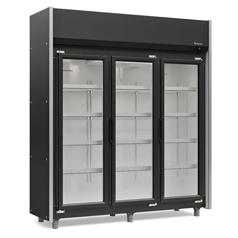 BALCAO-REFRIGERADO-EXPOSITOR-VERTICAL-GEAS-3P-PRETO-3-PORTAS-183MT-220V---GELOPAR