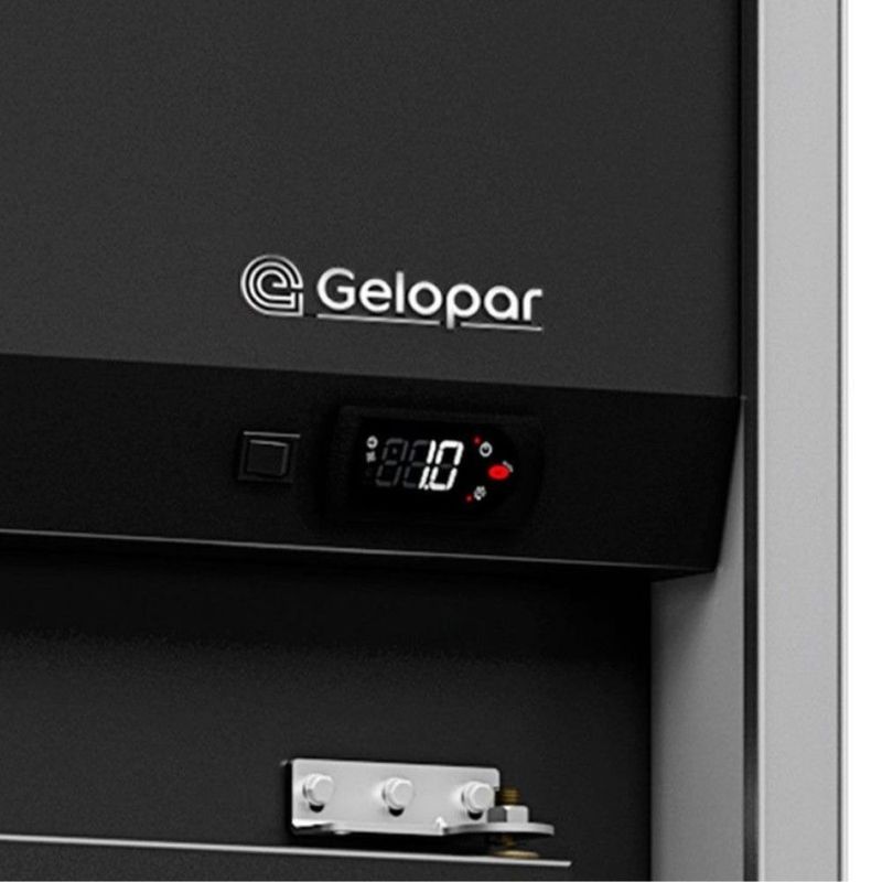 BALCAO-REFRIGERADO-EXPOSITOR-VERTICAL-GEAS-4P-PRETO-4-PORTAS-235MT-127V---GELOPAR