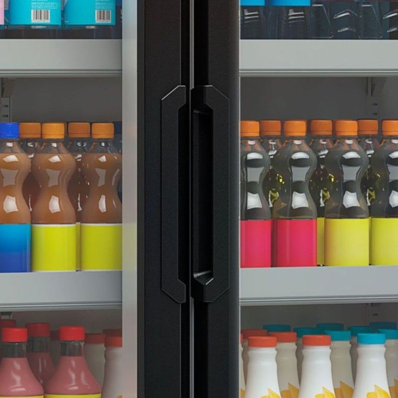 BALCAO-REFRIGERADO-EXPOSITOR-VERTICAL-GEAS-4P-PRETO-4-PORTAS-235MT-127V---GELOPAR