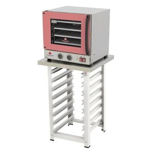 Kit Forno Turbo Eletrico Fast Oven Prp-004 G2 Rosa 127V + Bancada Mes-004 - Progas