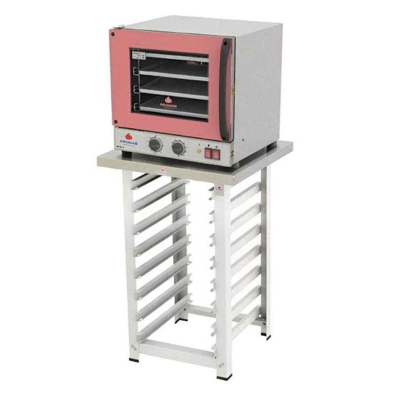 KIT-FORNO-TURBO-ELETRICO-FAST-OVEN-PRP-004-G2-ROSA-127V---BANCADA-MES-004---PROGAS