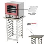 KIT-FORNO-TURBO-ELETRICO-FAST-OVEN-PRP-004-G2-ROSA-127V---BANCADA-MES-004---PROGAS