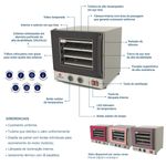KIT-FORNO-TURBO-ELETRICO-FAST-OVEN-PRP-004-G2-PRETO-127V---BANCADA-MES-004---PROGAS