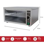 FORNO-GRATINADOR-SALAMANDRA-ELETRICO-WS-35-INOX-220V---WICTORY
