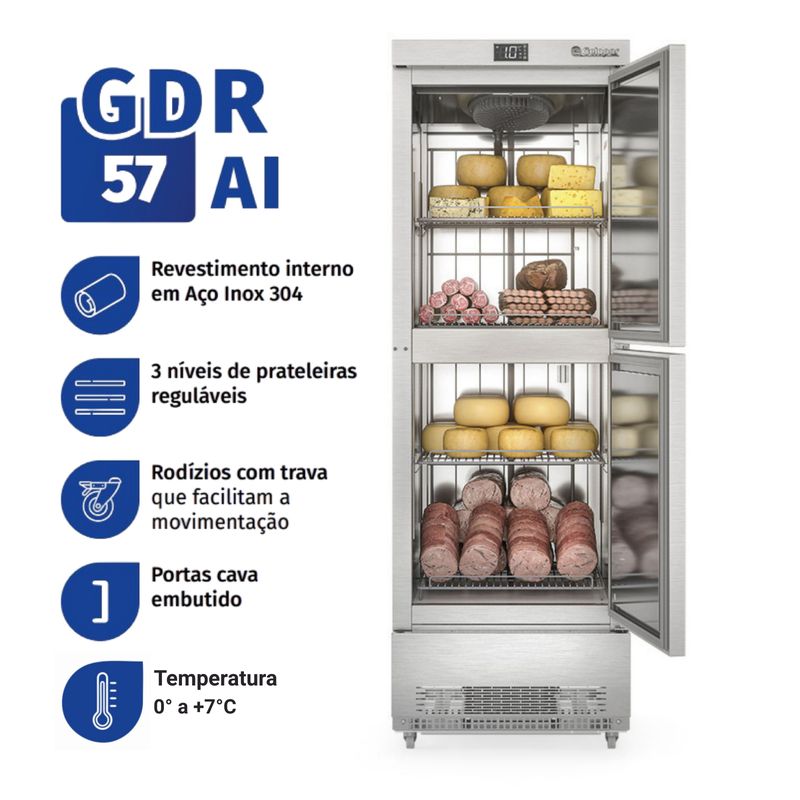 REFRIGERADOR-VERTICAL-GDR-57-INOX-AR-FORCADO-2-PORTAS-220V---GELOPAR