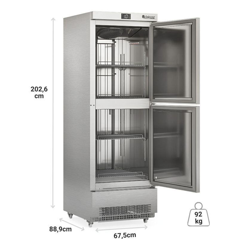 REFRIGERADOR-VERTICAL-GDR-57-INOX-AR-FORCADO-2-PORTAS-220V---GELOPAR