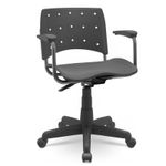 CADEIRA-SECRETARIA-GIRATORIA-ERGOPLAX-PRETA-COM-BRACO---PLAXMETAL