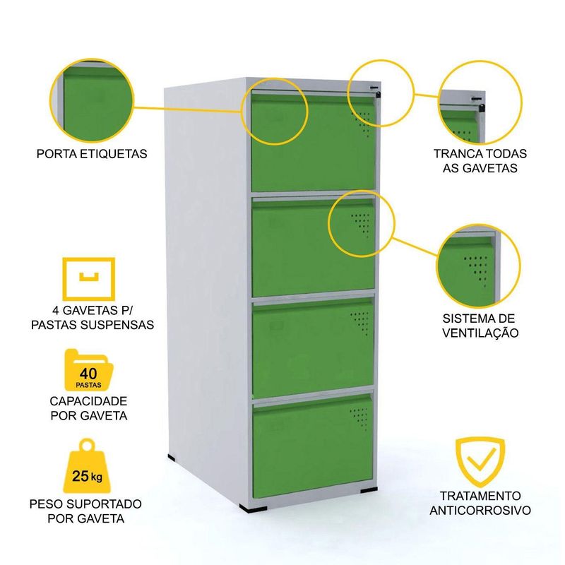 ARQUIVO-DE-ACO-133X47X57-4-GAVETAS-OFICIO-PORTAS-VERDE----PANDIN