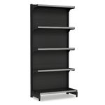 GONDOLA-INICIAL-PAREDE-BASE-40CM-170X90X30-5-BANDEJAS-40KG-PRETO---AMAPA