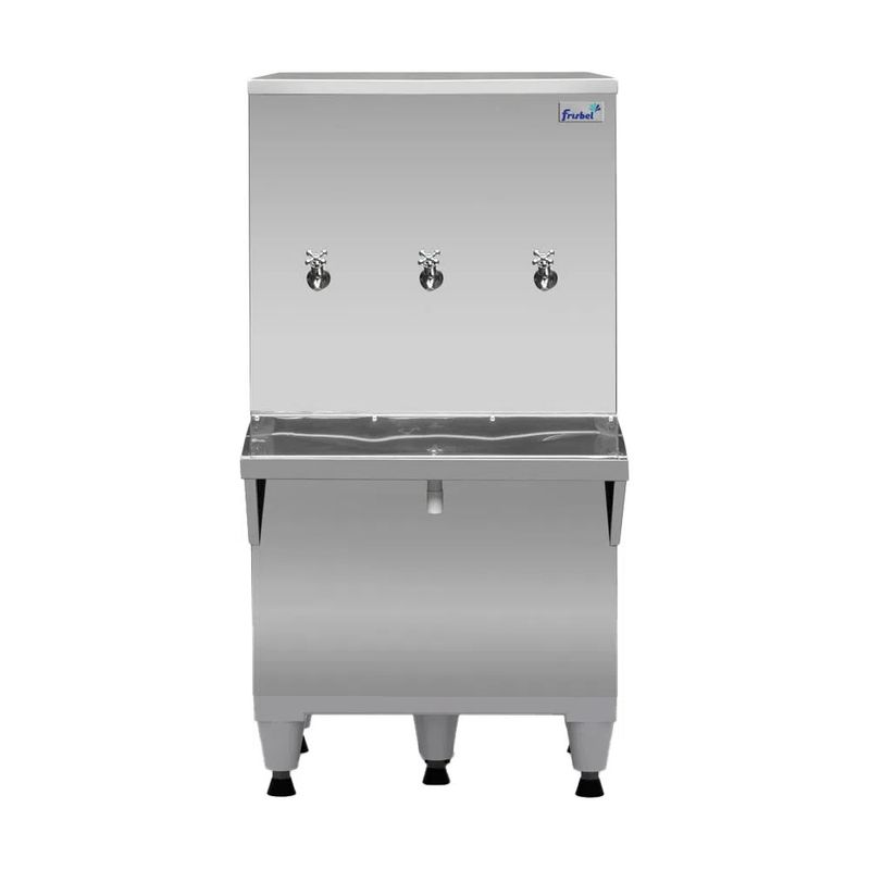 BEBEDOURO-INOX-100-LITROS-3-TORNEIRAS-COM-FILTRO-220V---FRISBEL