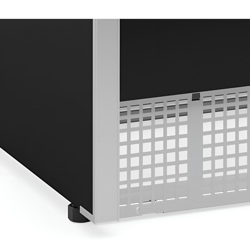 VITRINE-REFRIGERADA-AURORA-SERPENTINA-GPEA-140R-PRETO-220V---GELOPAR