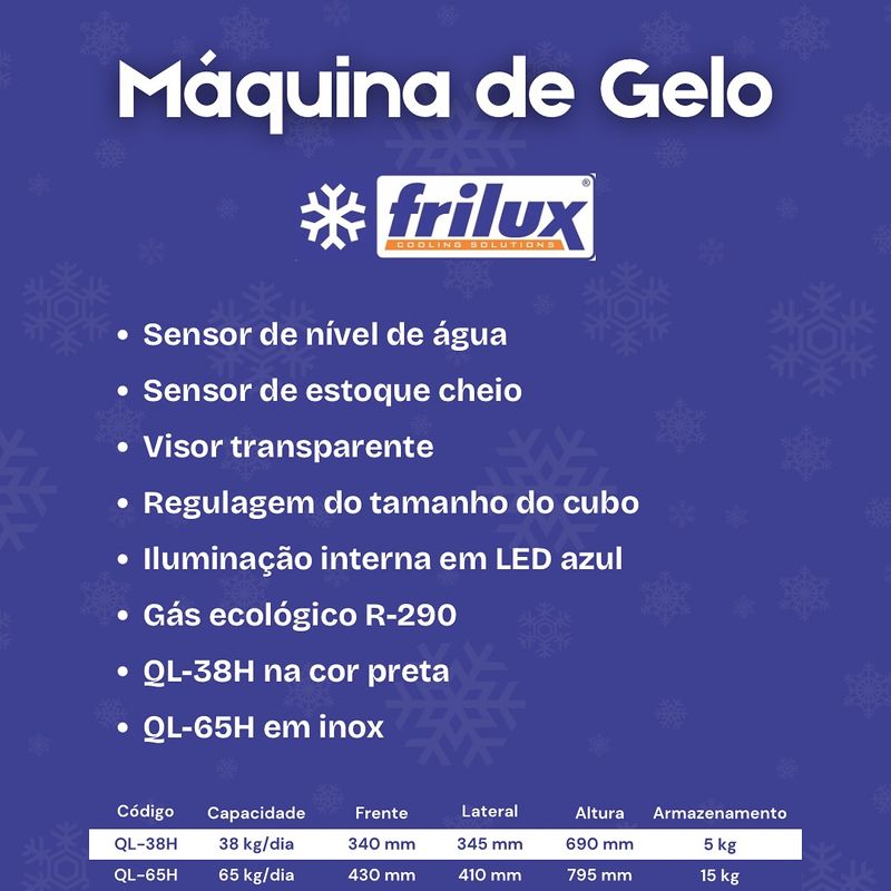 MAQUINA-DE-GELO-CUBO-QL-38H-38KG-DIA-PRETO-220V---FRILUX