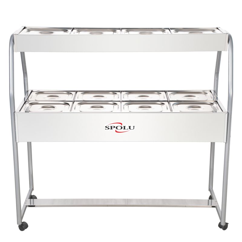 CARRO-BUFFET-CONJUGADO-DUPLO-SPL-509CO-8-CUBAS-QUENTES-E-4-FRIAS-127V---SPOLU