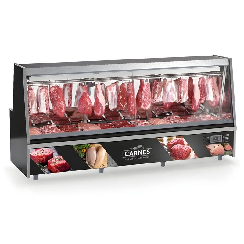 BALCAO-FRIGORIFICO-TURINO-STANDARD-GATS-300BIN-PRETO-TENDAL-DUPLO-SEM-DEPOSITO-INVERTER-BIVOLT---GELOPAR