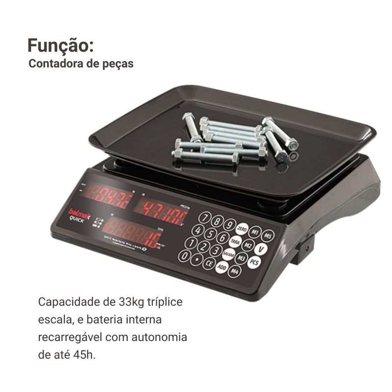 BALACA-DIGITAL-3-EM-1-QUICK-33B-33KG-2G-PRATO-INOX-BIVOLT---BALMAK