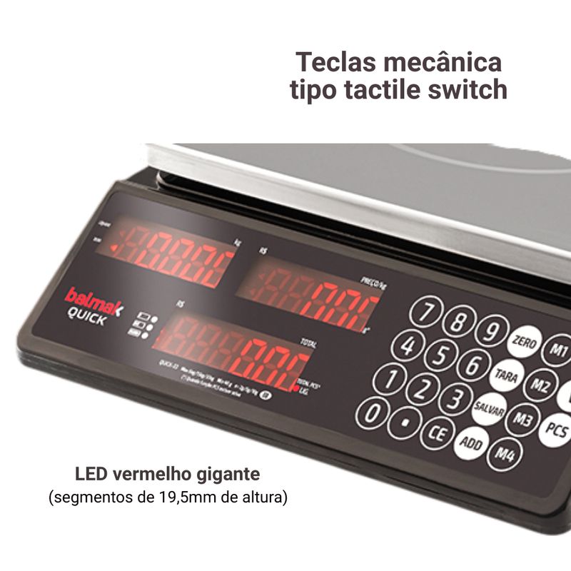 BALACA-DIGITAL-3-EM-1-QUICK-33B-33KG-2G-PRATO-INOX-BIVOLT---BALMAK
