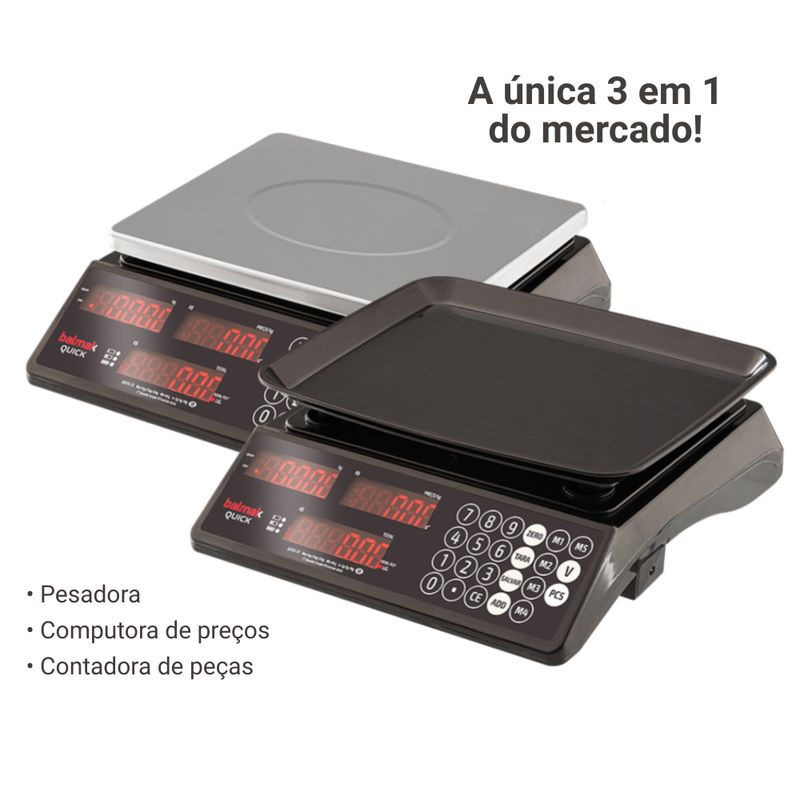 BALACA-DIGITAL-3-EM-1-QUICK-33B-33KG-2G-PRATO-INOX-BIVOLT---BALMAK