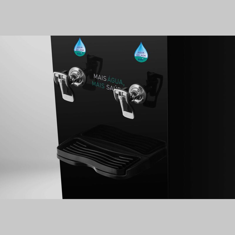 PURIFICADOR-COLUNA-25L-2-TORNEIRAS-RA25-OFFICE-BLACK-COM-FILTRO-220V---FRISBEL