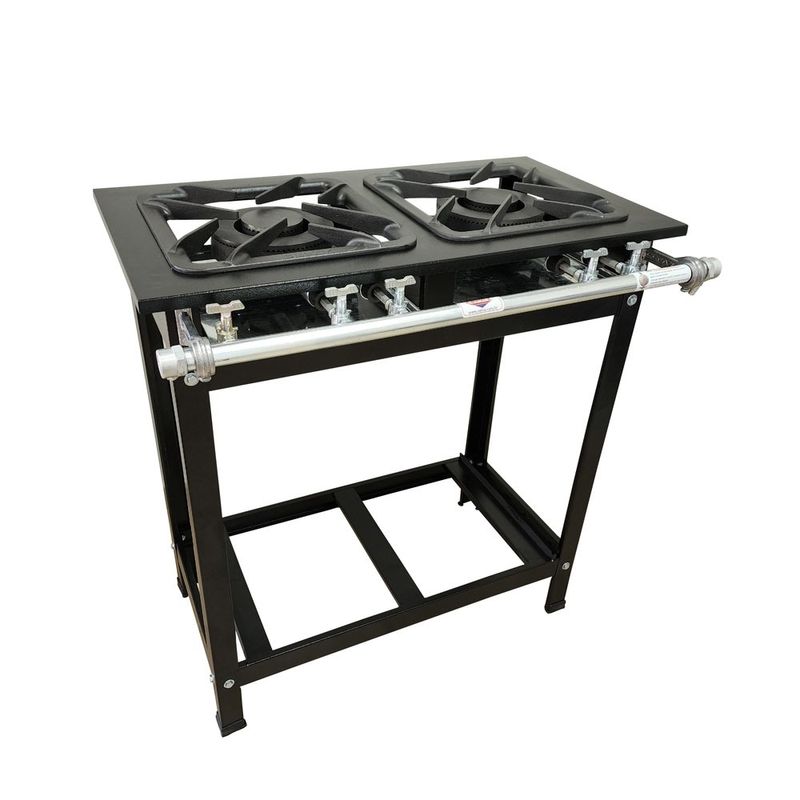 FOGAO-2-BOCAS-30X30-GOLD-SL-CFZG-119-GAS-GLP-ALTA-PRESSAO-PERFIL-7CM-DE-PE-QUEIMADOR-STARLINE---CEFAZ