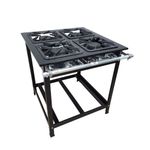 FOGAO-4-BOCAS-30X30-GOLD-CFZG-126-GAS-GLP-BAIXA-PRESSAO-PERFIL-7CM-DE-PE---CEFAZ