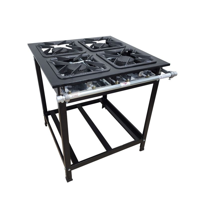 FOGAO-4-BOCAS-30X30-GOLD-CFZG-126-GAS-GLP-BAIXA-PRESSAO-PERFIL-7CM-DE-PE---CEFAZ