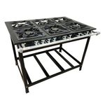 FOGAO-6-BOCAS-40X40-GOLD-CFZG-166-GAS-GLP-BAIXA-PRESSAO-PERFIL-10CM-DE-PE---CEFAZ