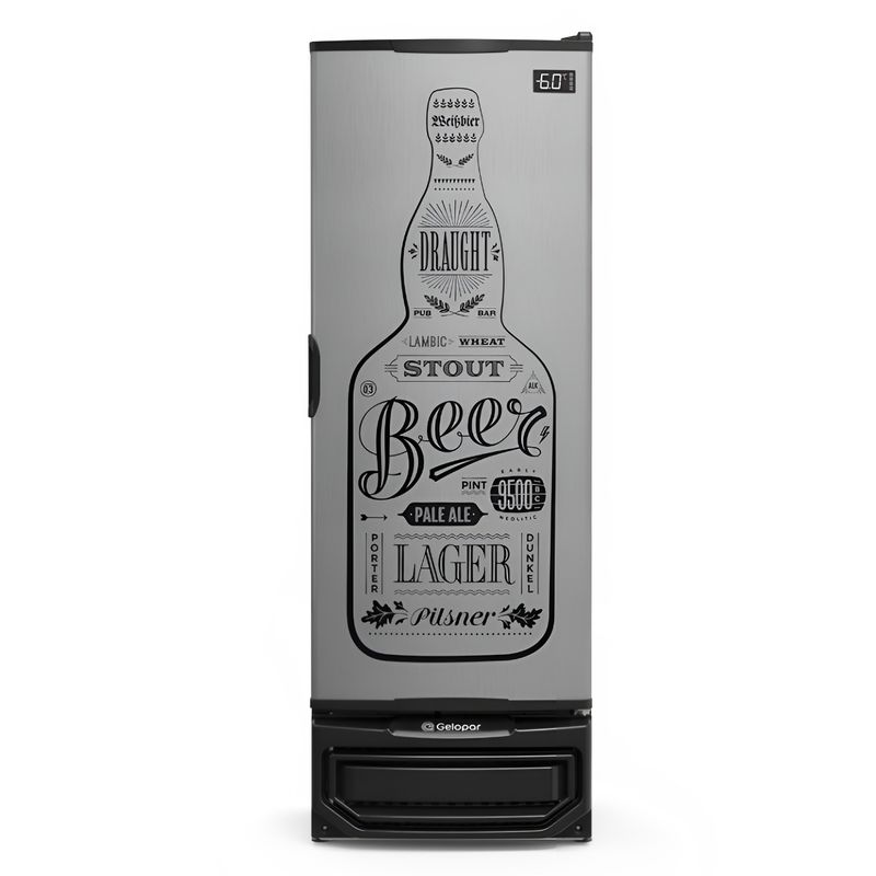 CERVEJEIRA-GCB-40-GW-TI-410-LITROS-PORTA-CEGA-TIPO-INOX-127V---GELOPAR