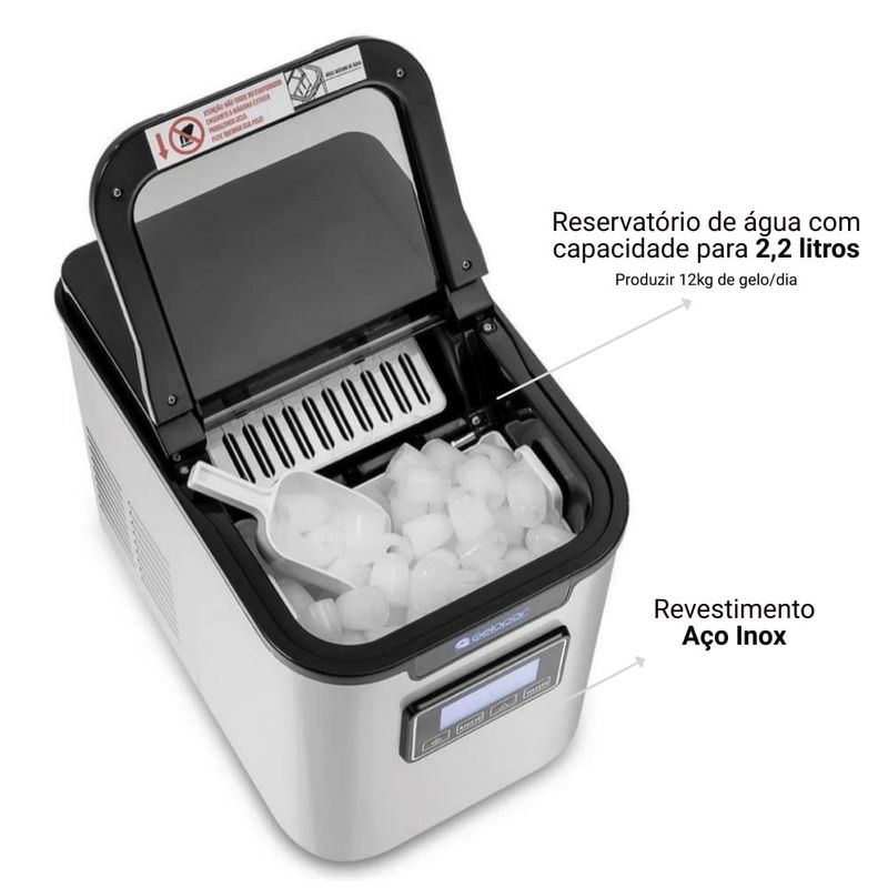MAQUINA-DE-GELO-PORTATIL-INOX-GMGD-15-12KG-DIA-220V---GELOPAR