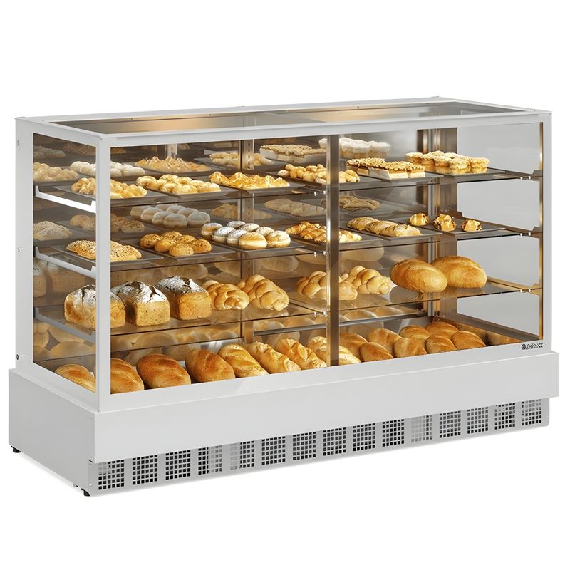 VITRINE-NEUTRA-MGEN-200-BRANCO-VIDRO-RETO-SEM-BANDEJA-BIVOLT---GELOPAR