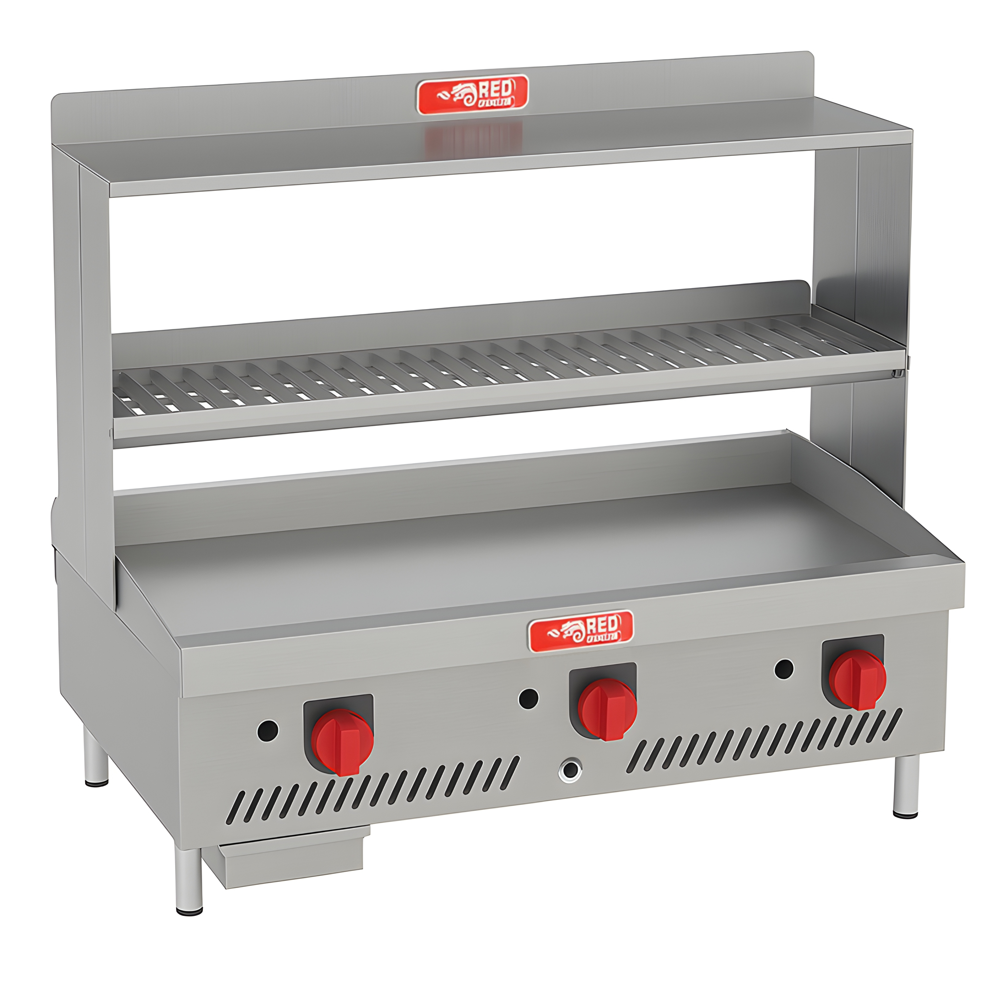 Chapa Gas Glp Chexp-915 Suporte Hamburguer - Red Chameleon