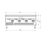 CHAPA-GAS-GLP-CHEXP-915-SUPORTE-HAMBURGUER---RED-CHAMELEON