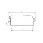 CHAPA-GAS-GLP-CHEXP-915-SUPORTE-HAMBURGUER---RED-CHAMELEON