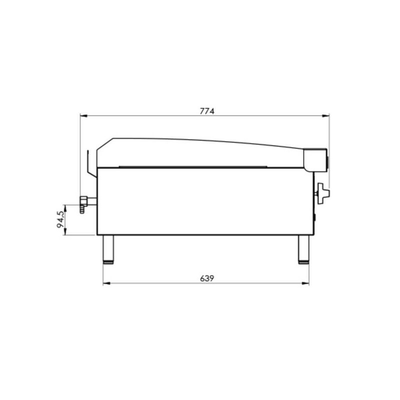 CHAPA-GAS-GLP-CHEXP-915-SUPORTE-HAMBURGUER---RED-CHAMELEON